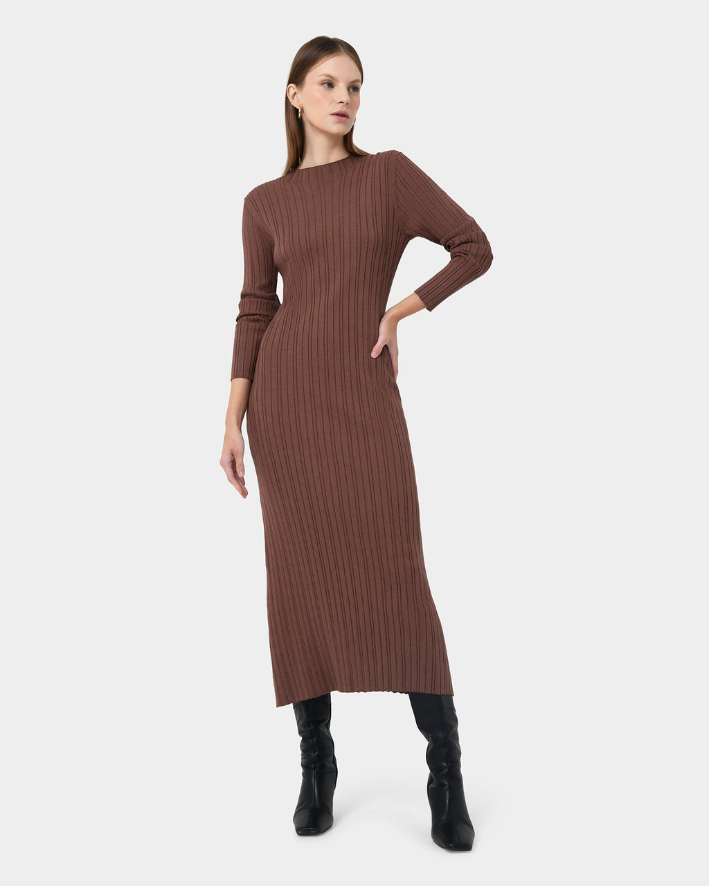 Diana Long Sleeve Knit Dress