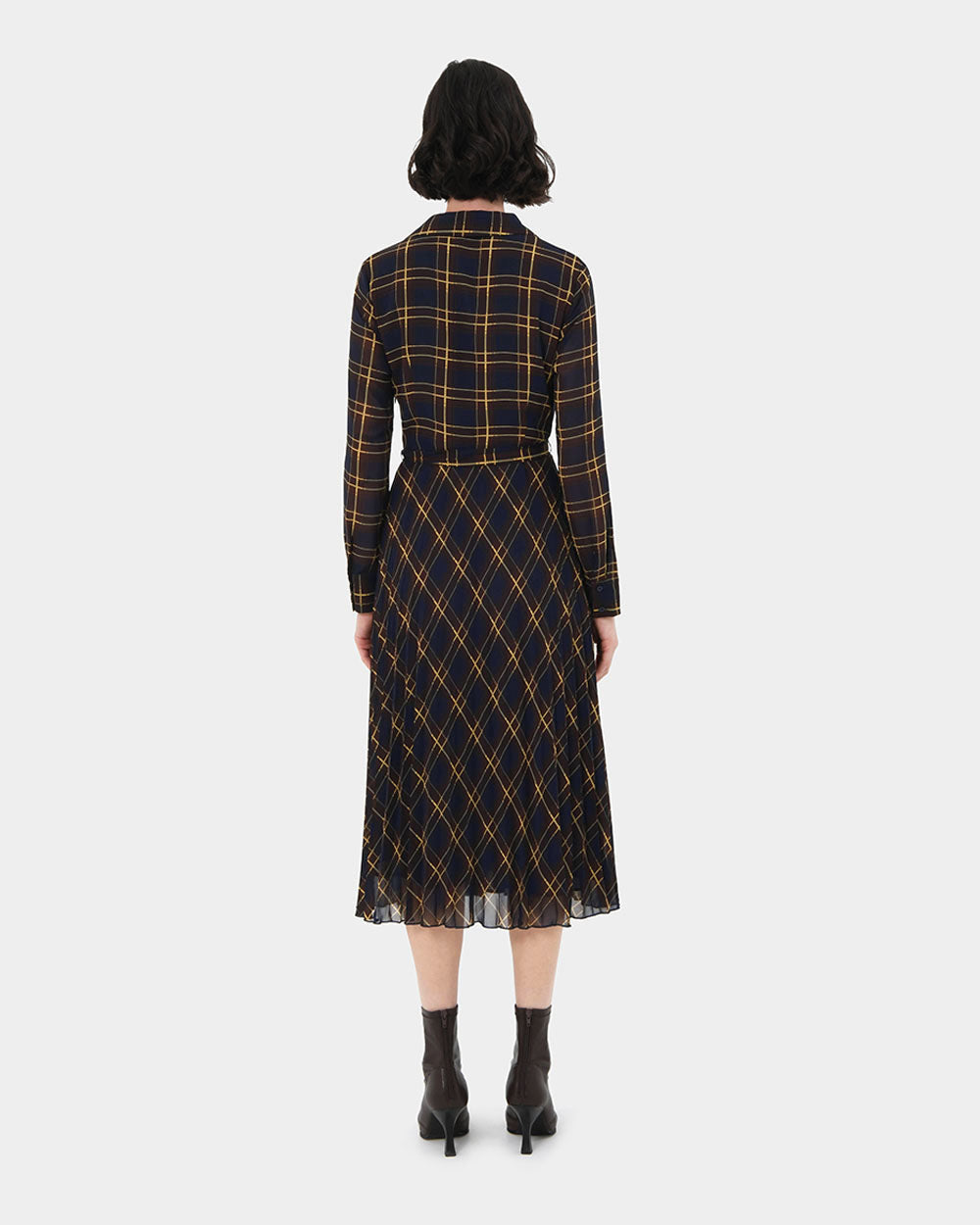 Darleen Plaid Check Dress
