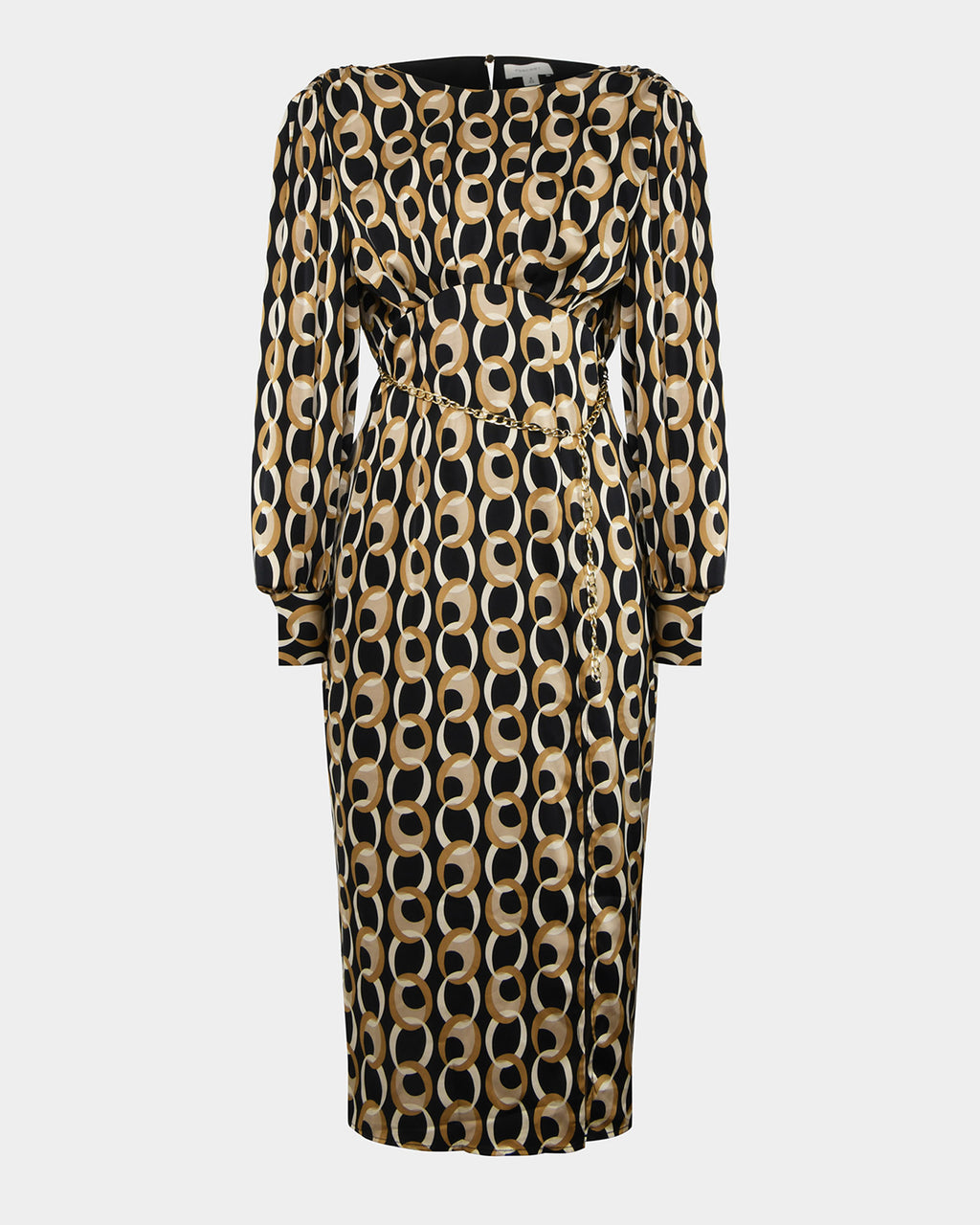 Nour Chain Print Dress