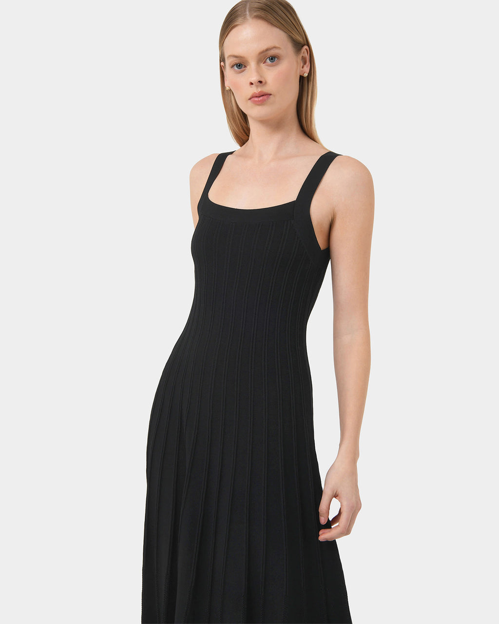 Jolie Square Neck Knit Dress