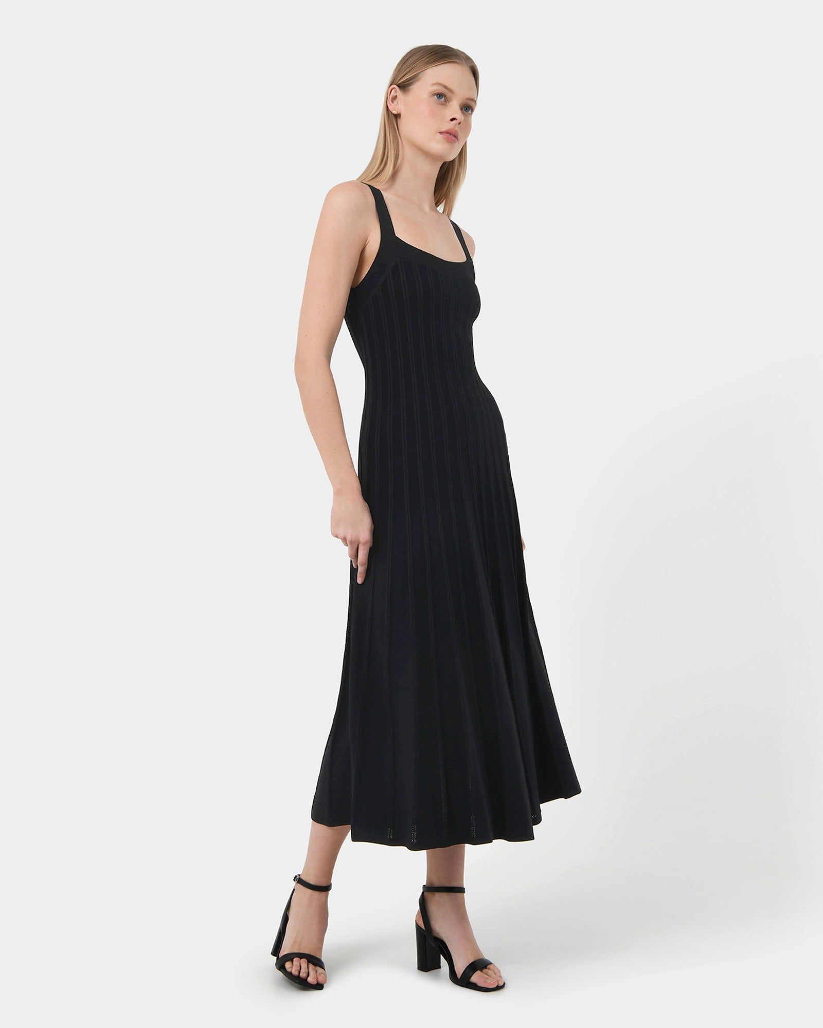 Jolie Square Neck Knit Dress