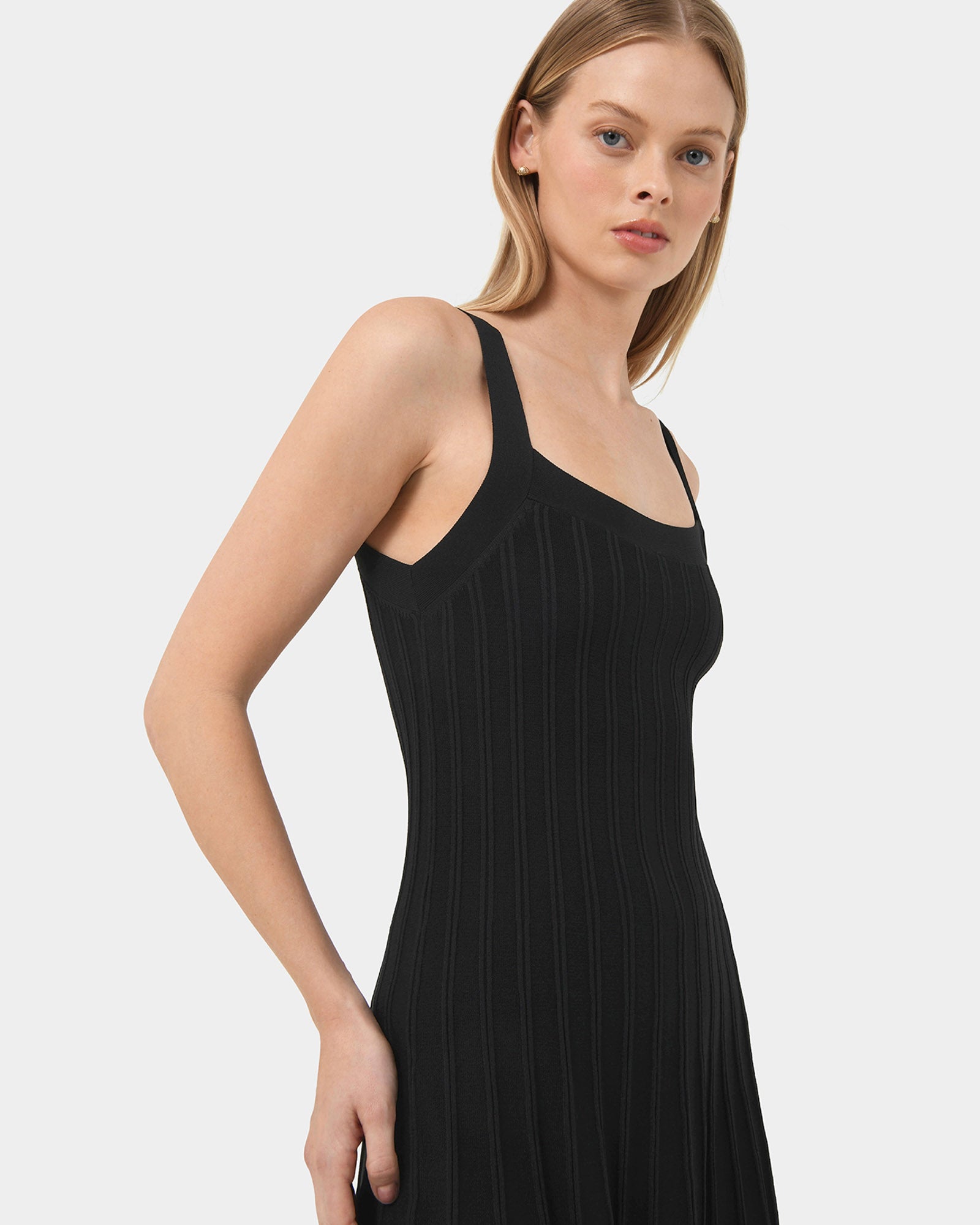 Jolie Square Neck Knit Dress