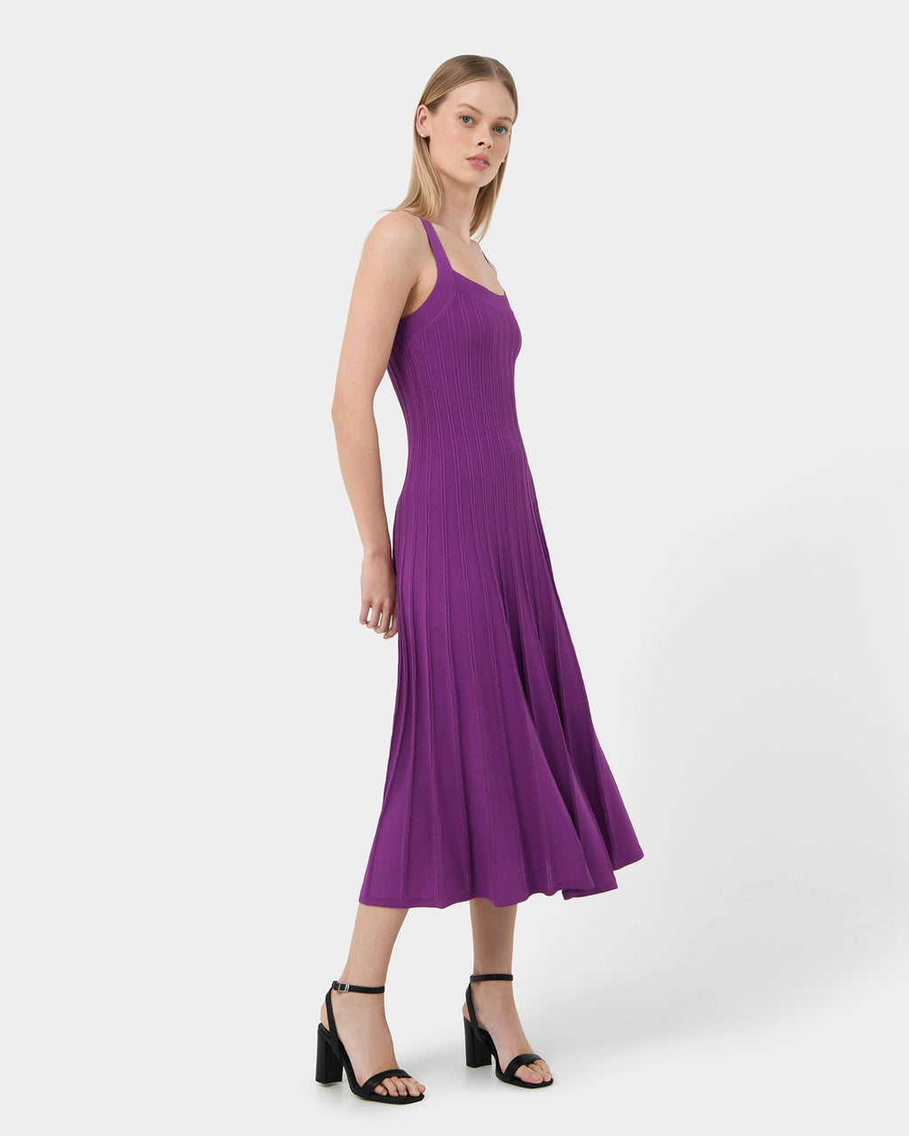 Jolie Square Neck Knit Dress