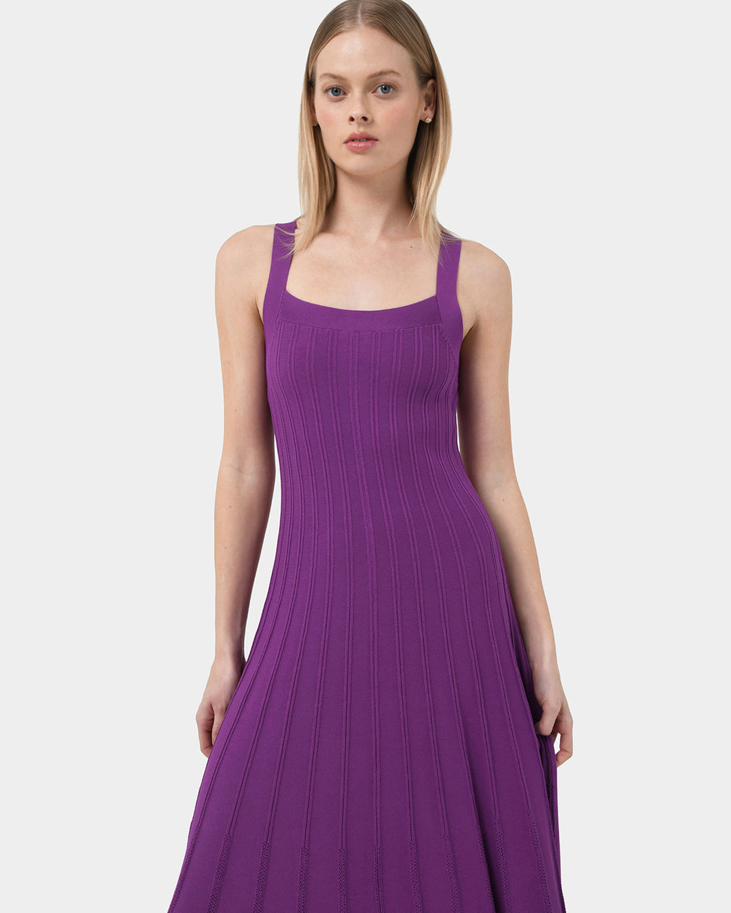 Jolie Square Neck Knit Dress