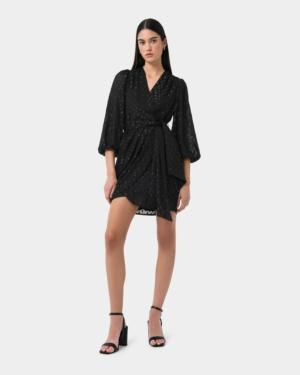 Minda Glitter Mini Dress
