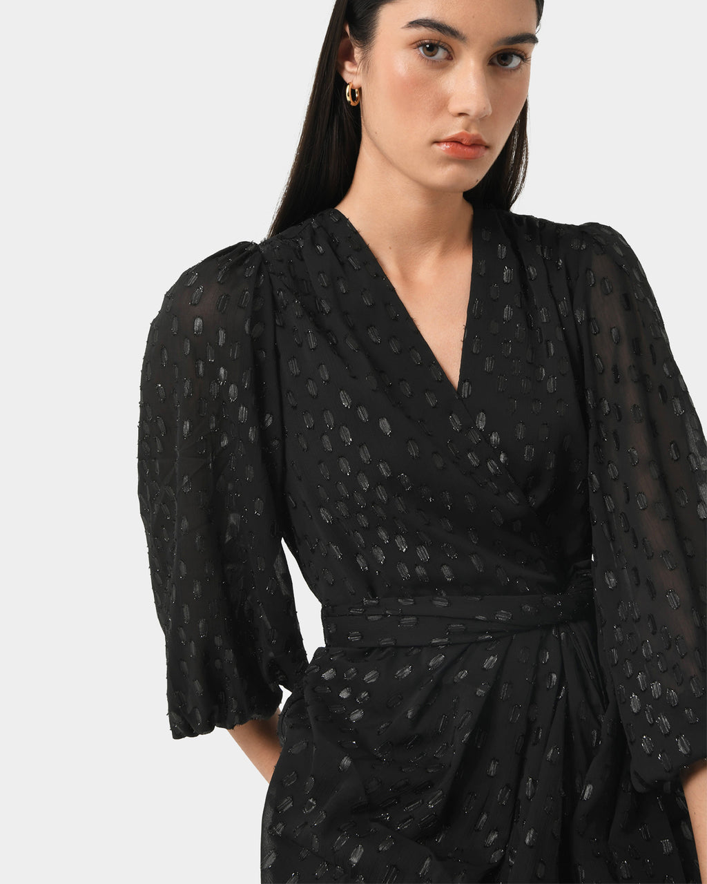 Minda Glitter Mini Dress