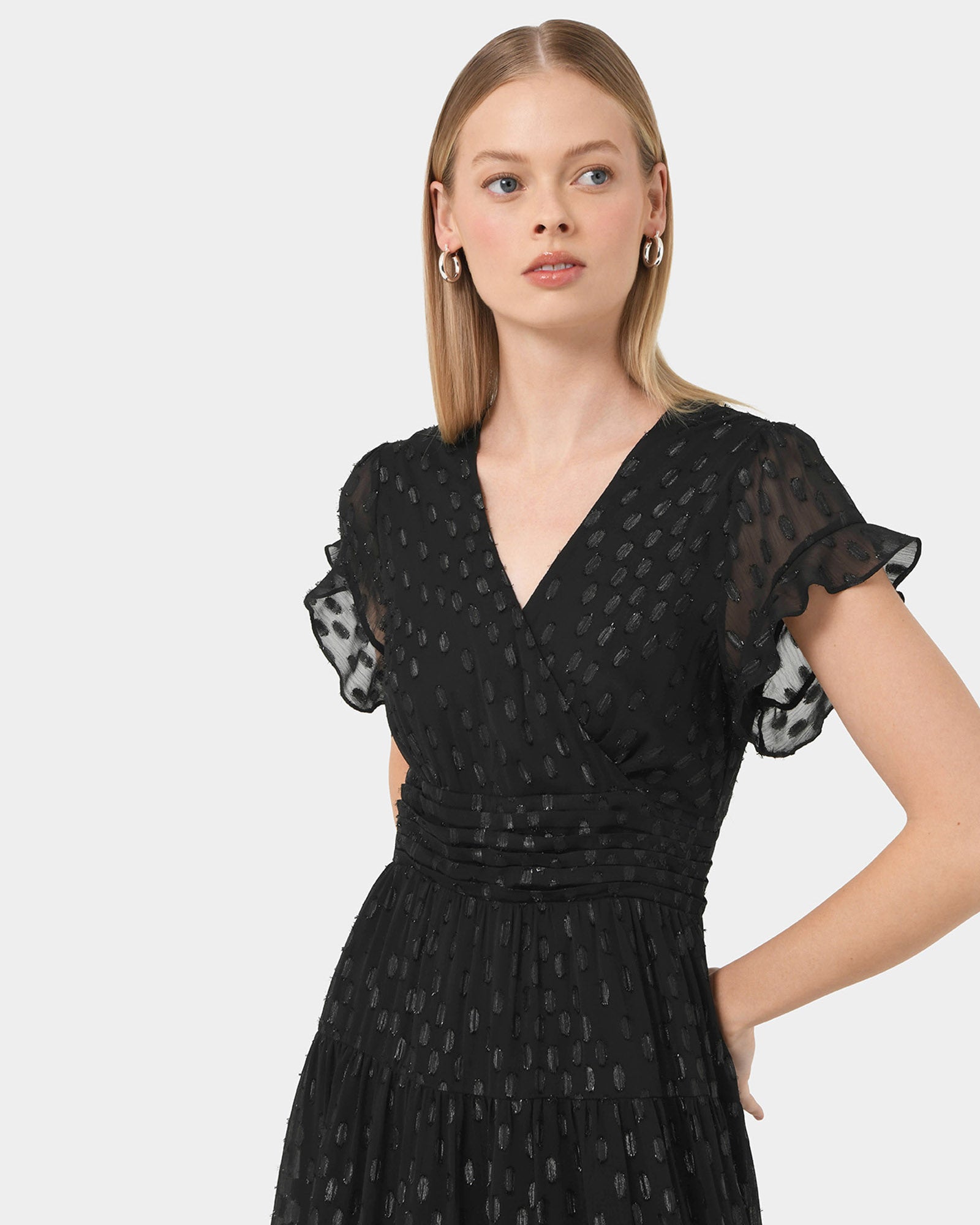 Minda Glitter Maxi Dress