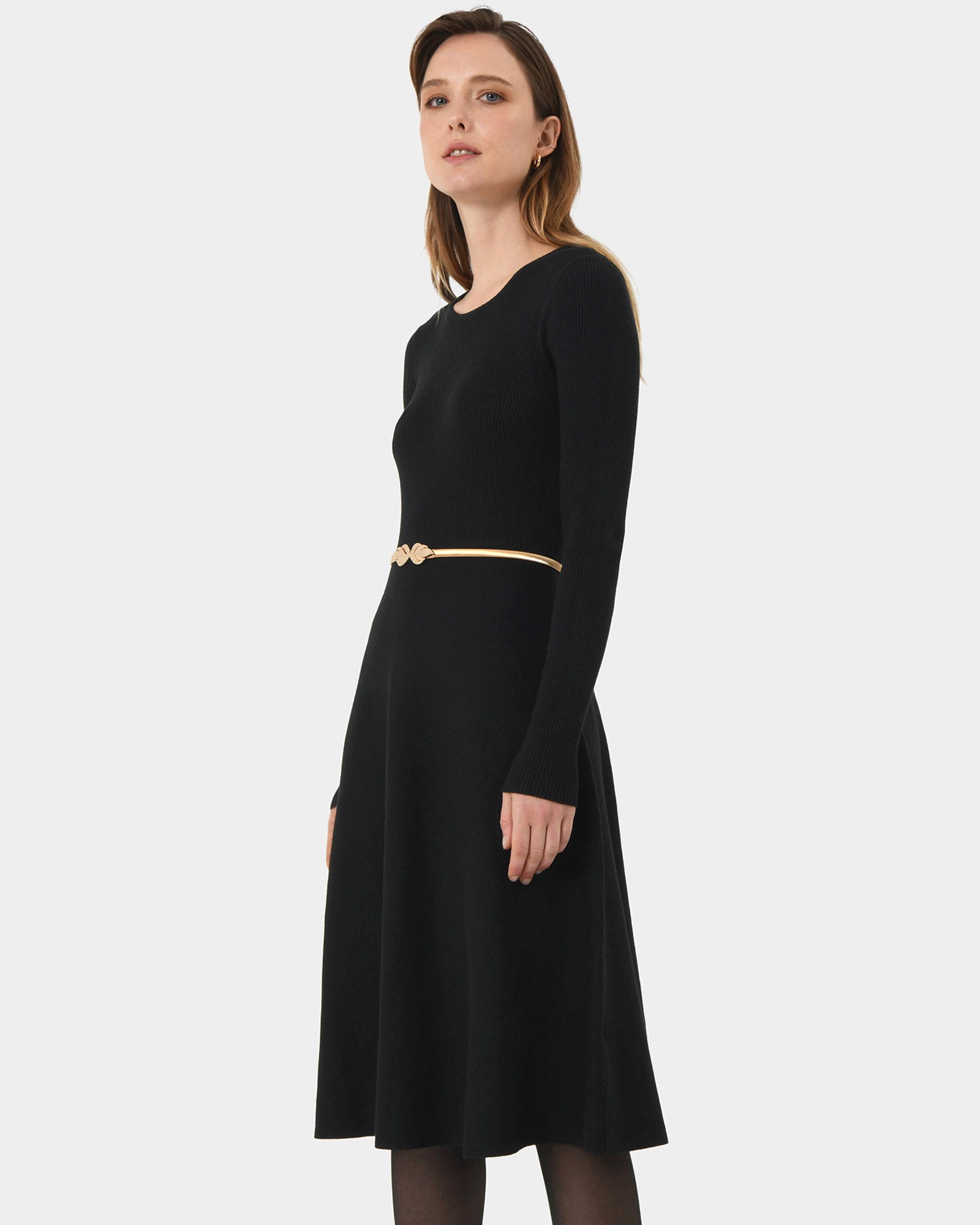 Boston A-Line Knit Dress