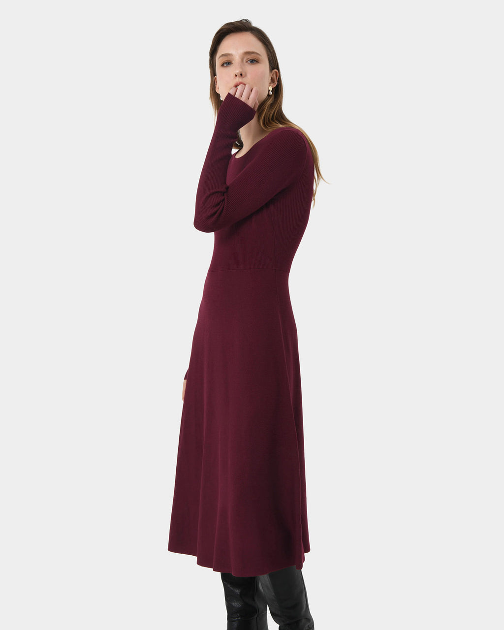 Boston A-Line Knit Dress