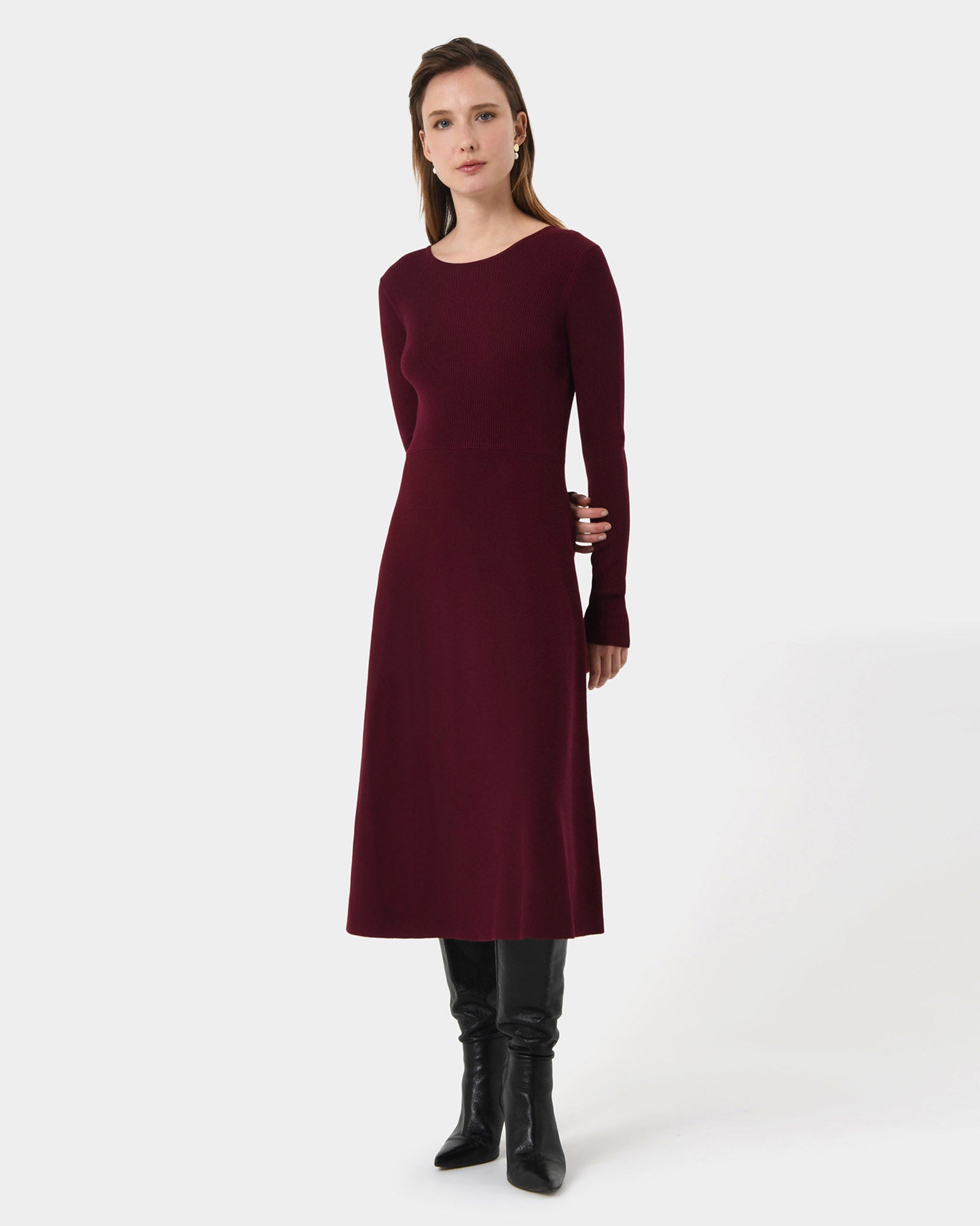Boston A-Line Knit Dress