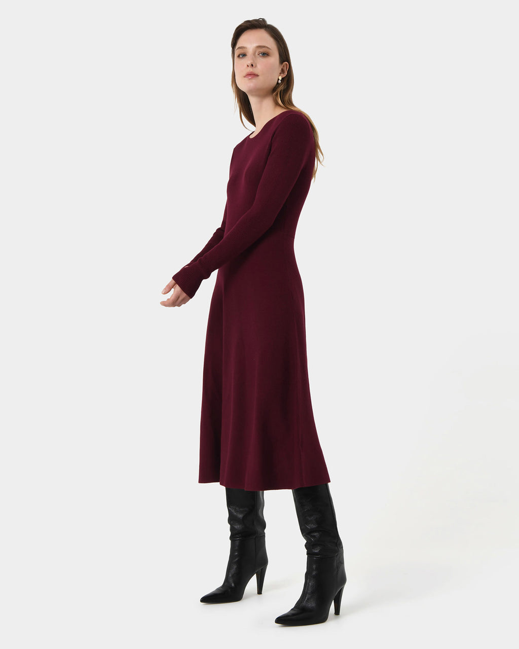 Boston A-Line Knit Dress
