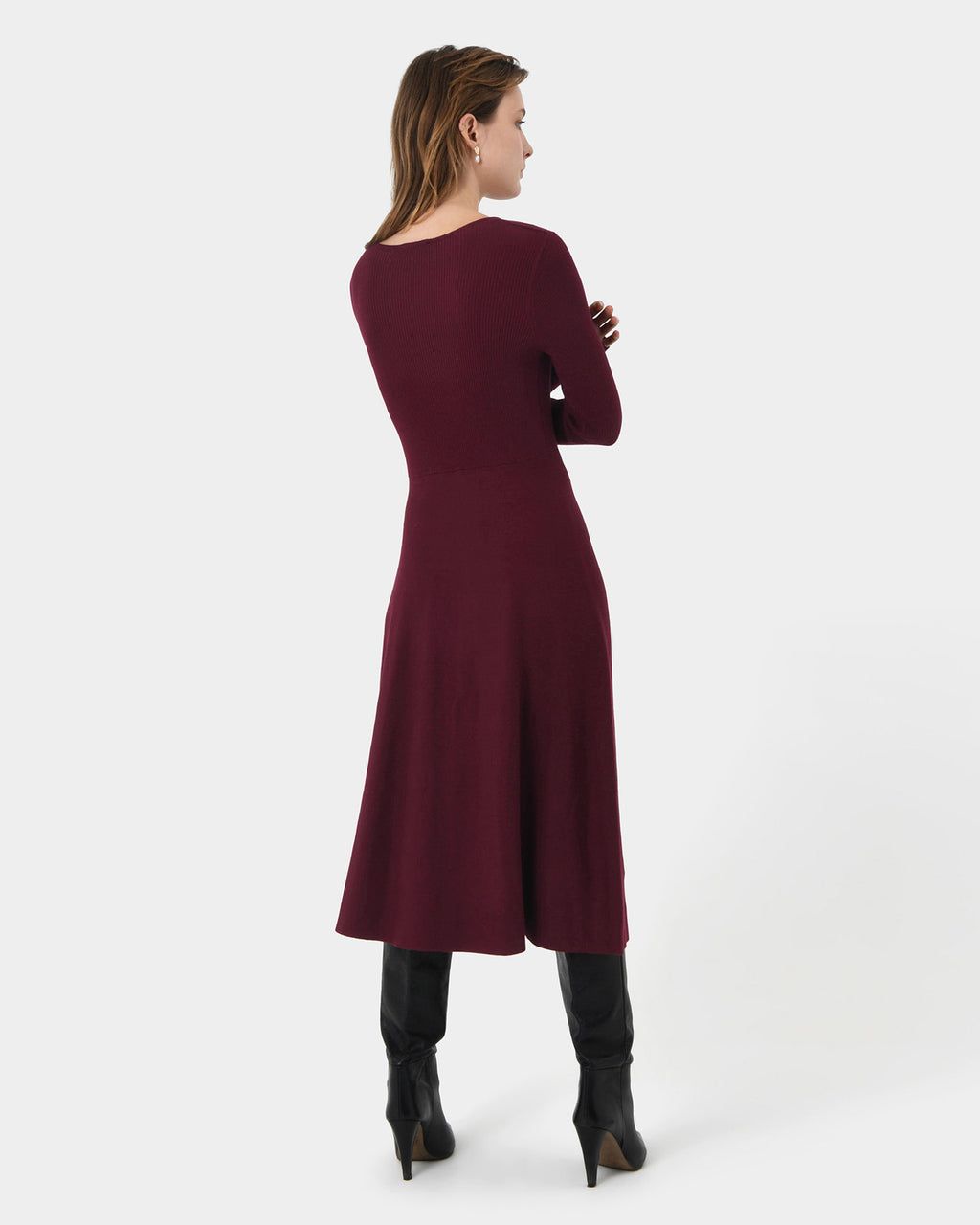 Boston A-Line Knit Dress