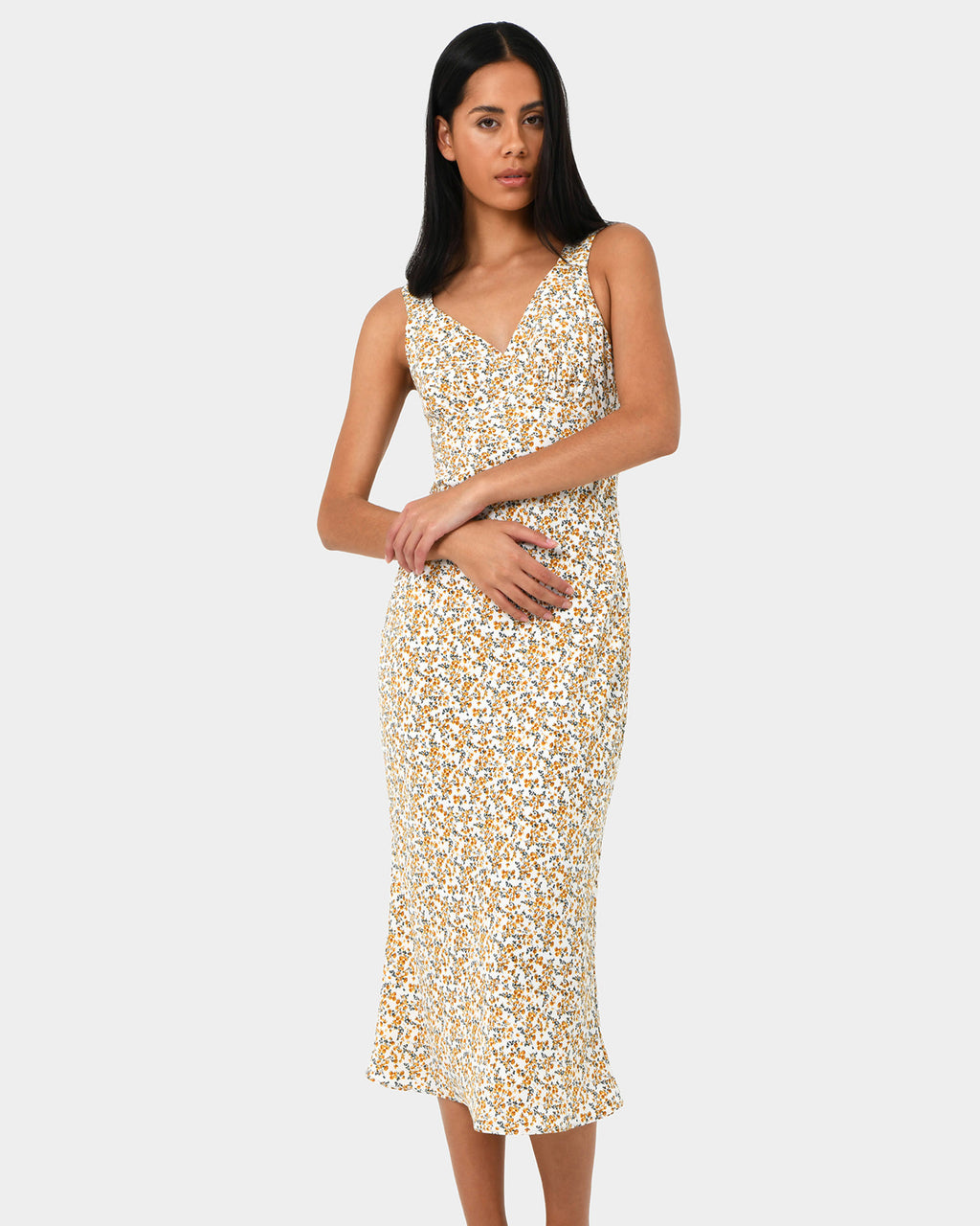 Roxanne Floral V-Neck Dress