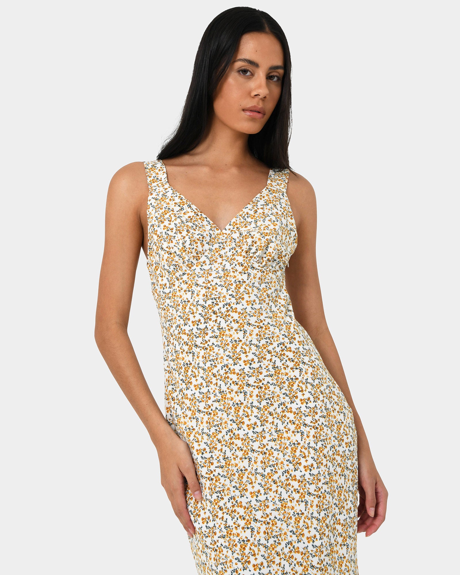 Roxanne Floral V-Neck Dress