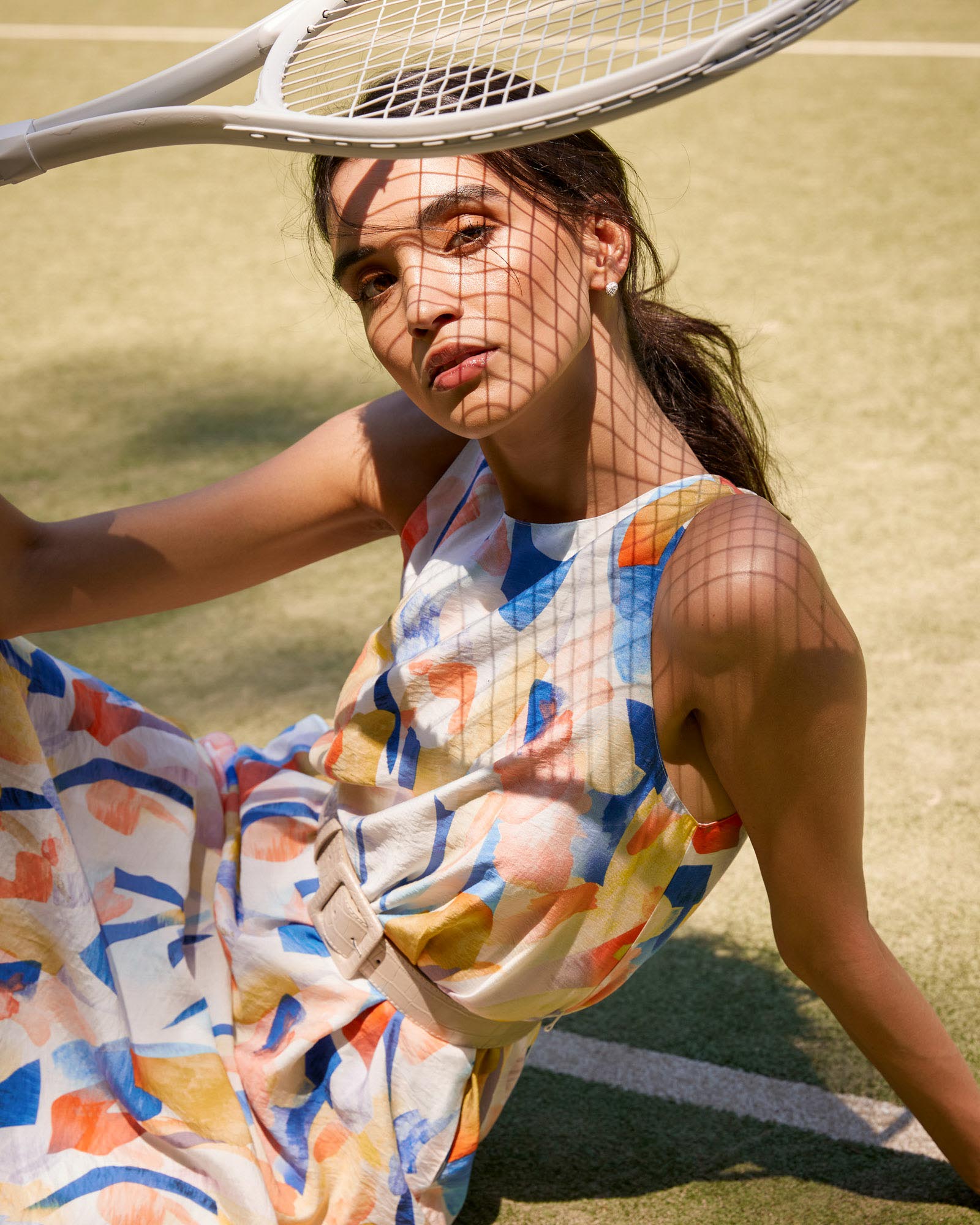 Myka A-Line Tie Waist Dress