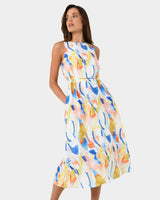 Myka A-Line Tie Waist Dress