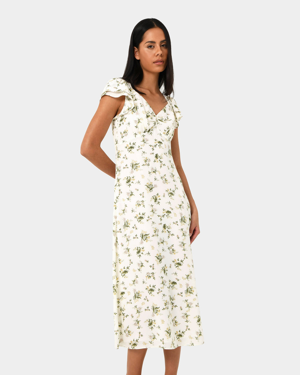 Katy Floral Midi Dress