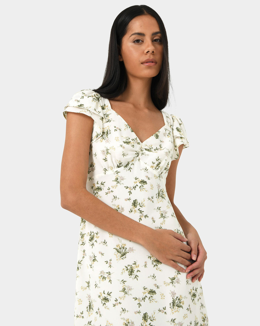 Katy Floral Midi Dress