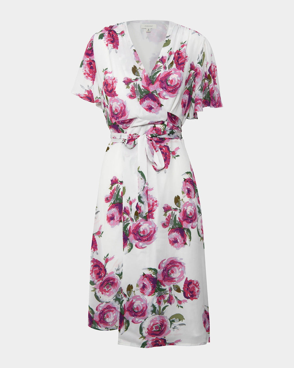 Andrea Floral Wrap Dress