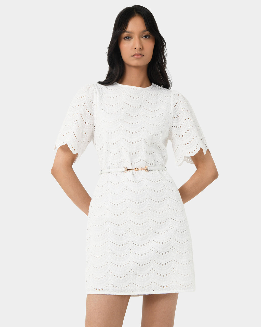 Ileana Embroidered Dress