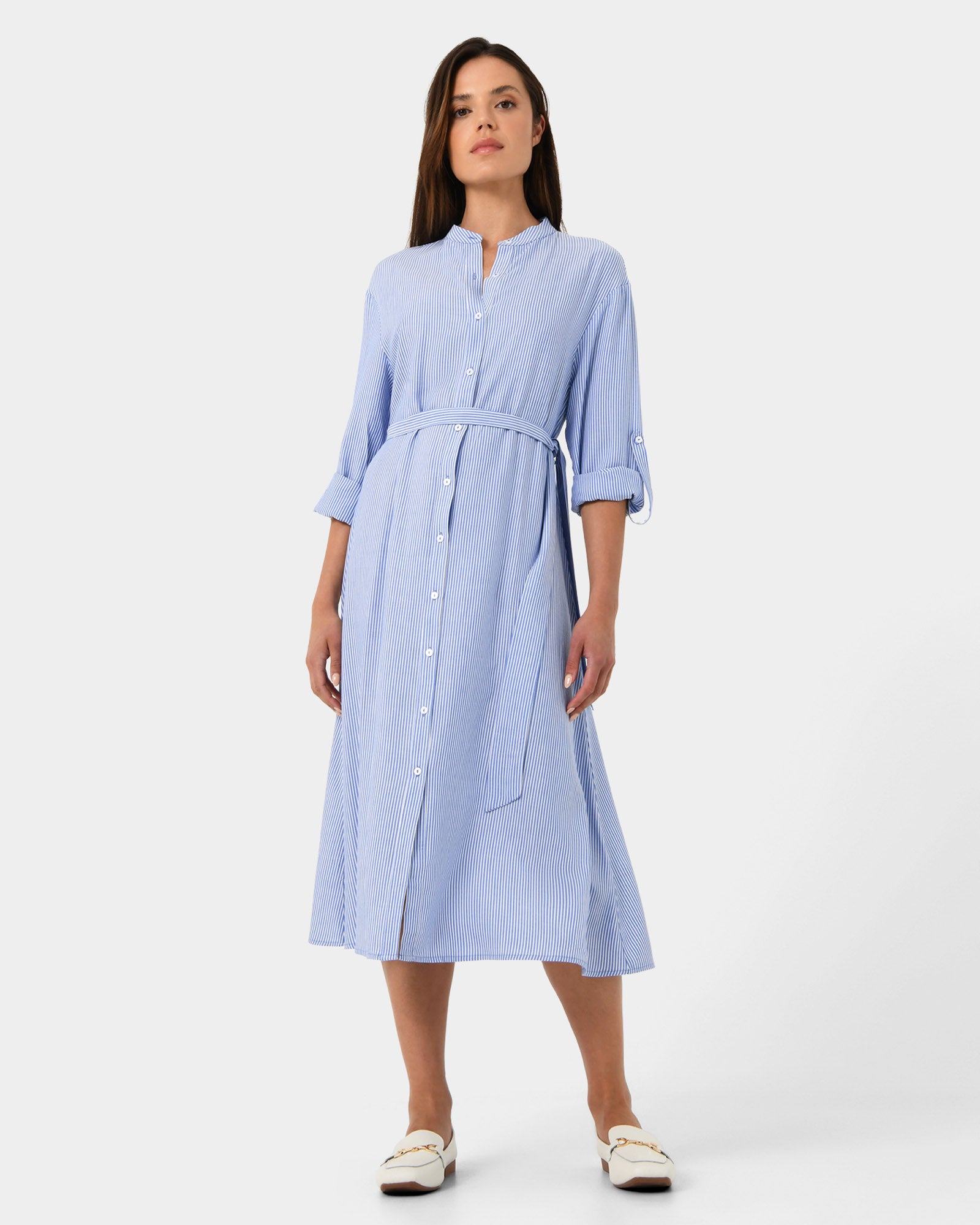 Lula Stripe Shirt Dress