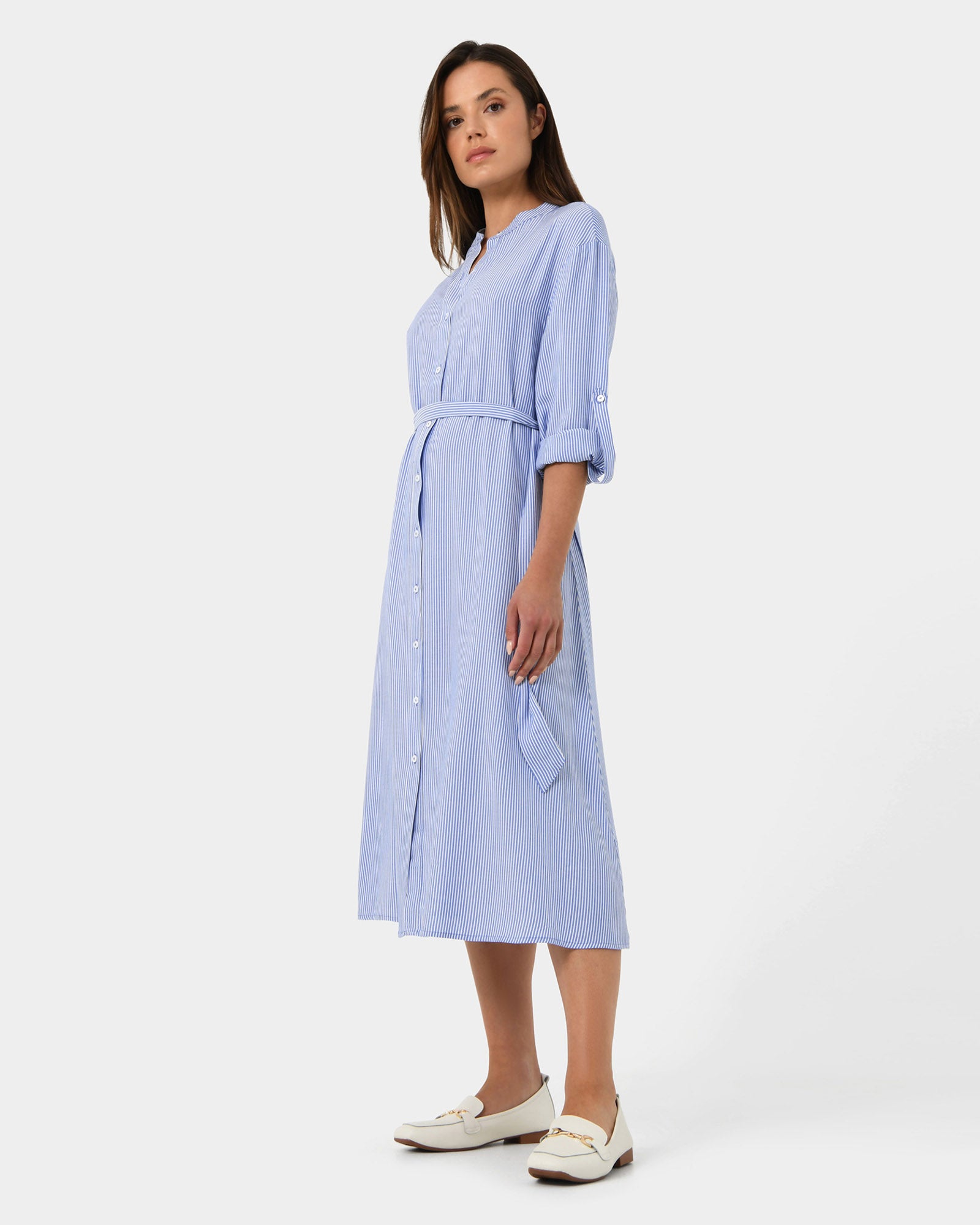 Lula Stripe Shirt Dress