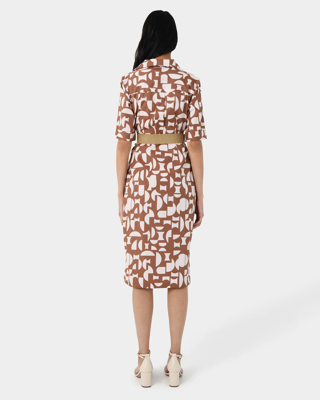 Colleen Printed Shirt Dress