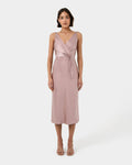 Cherish Tie-Waist Midi Dress