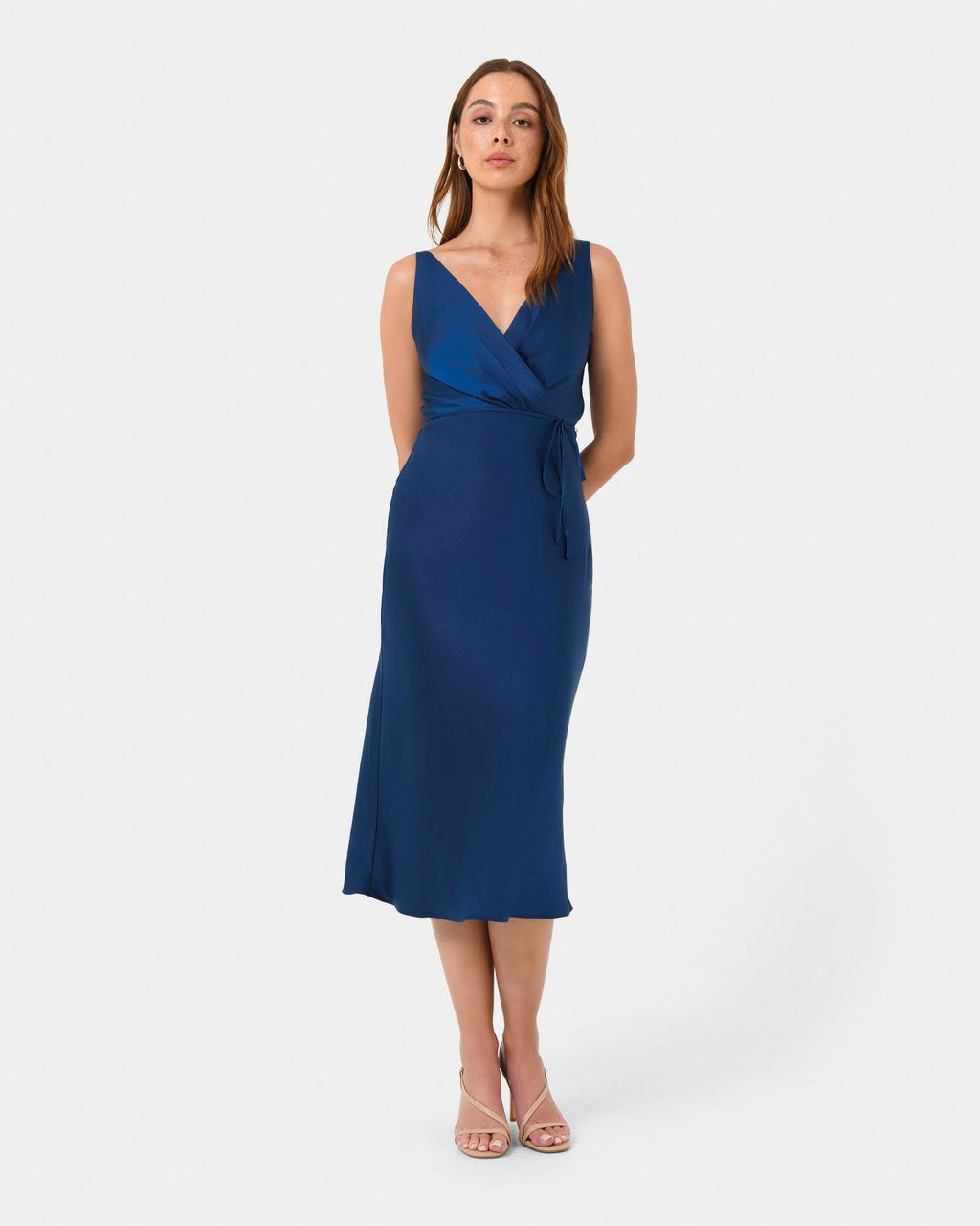 Cherish Tie-Waist Midi Dress