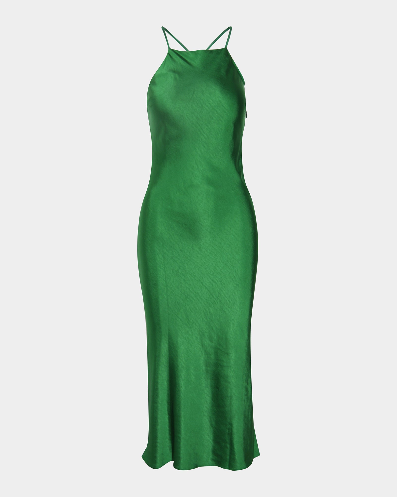 Samaya Satin Midi Dress