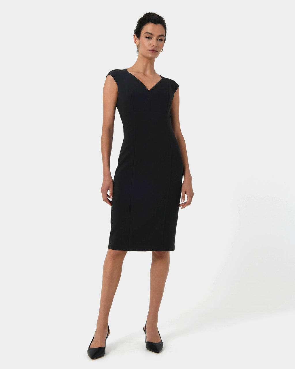 Patricia V-Neck Sheath Dress