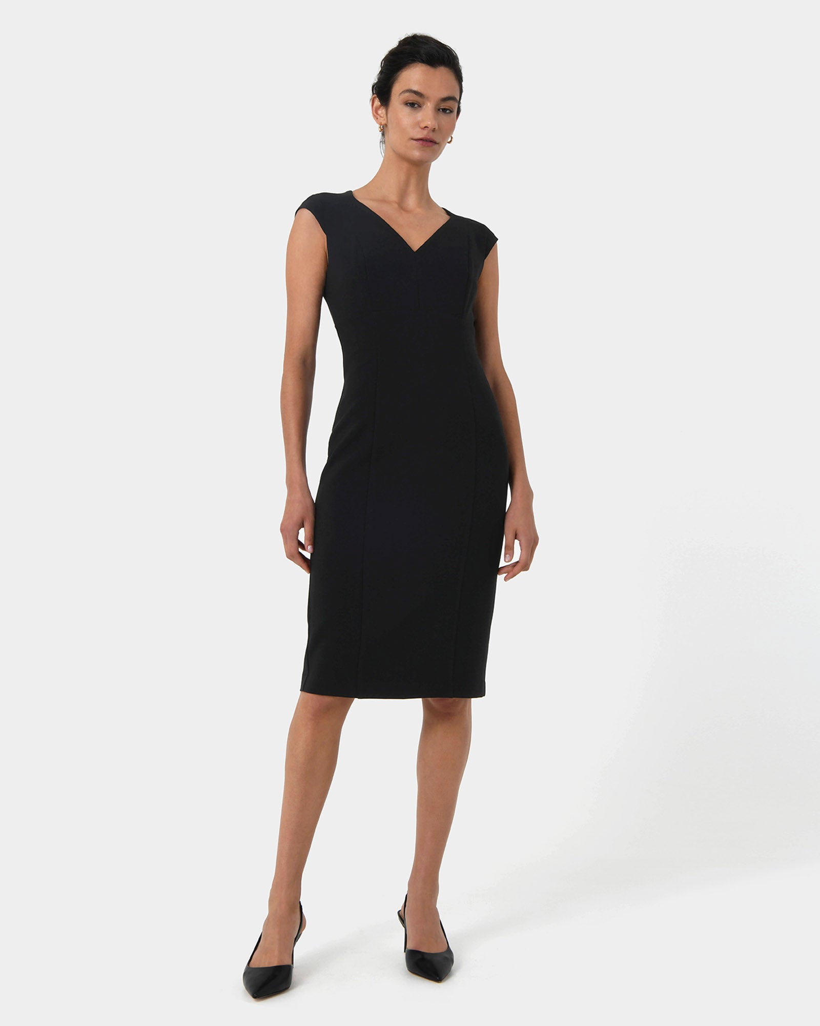 Patricia V-Neck Sheath Dress