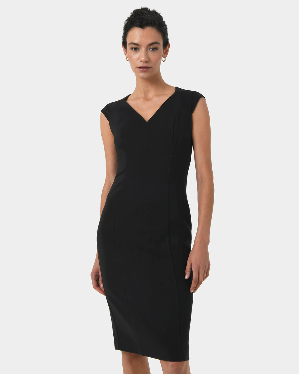 Patricia V-Neck Sheath Dress
