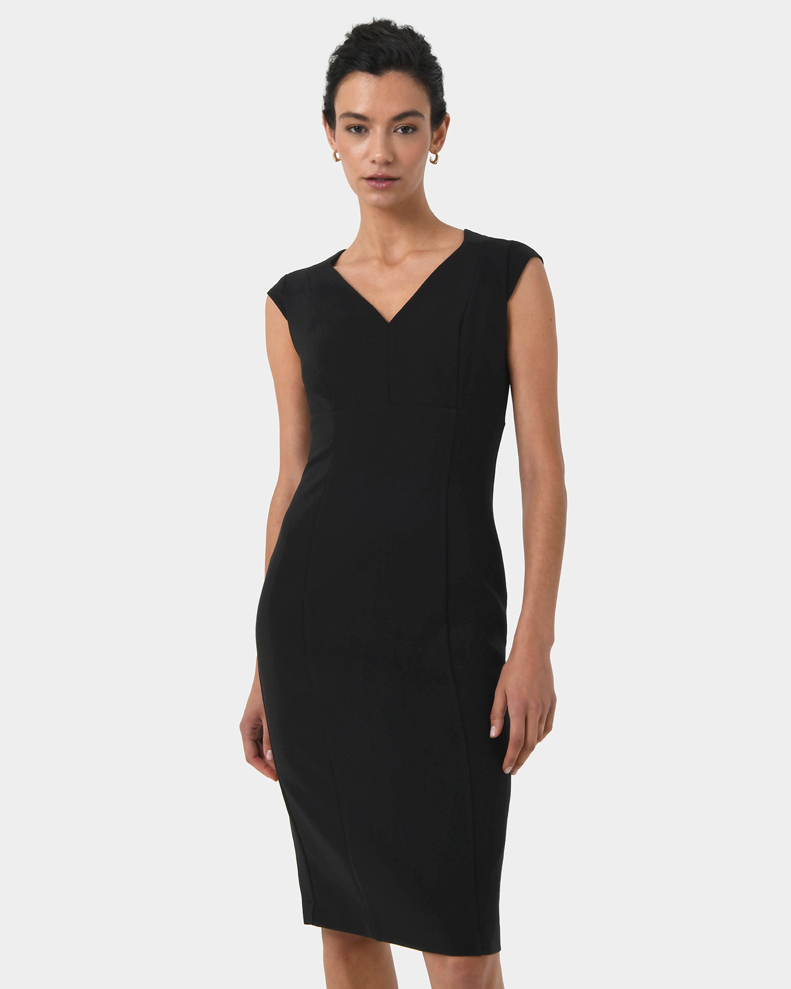 Patricia V-Neck Sheath Dress