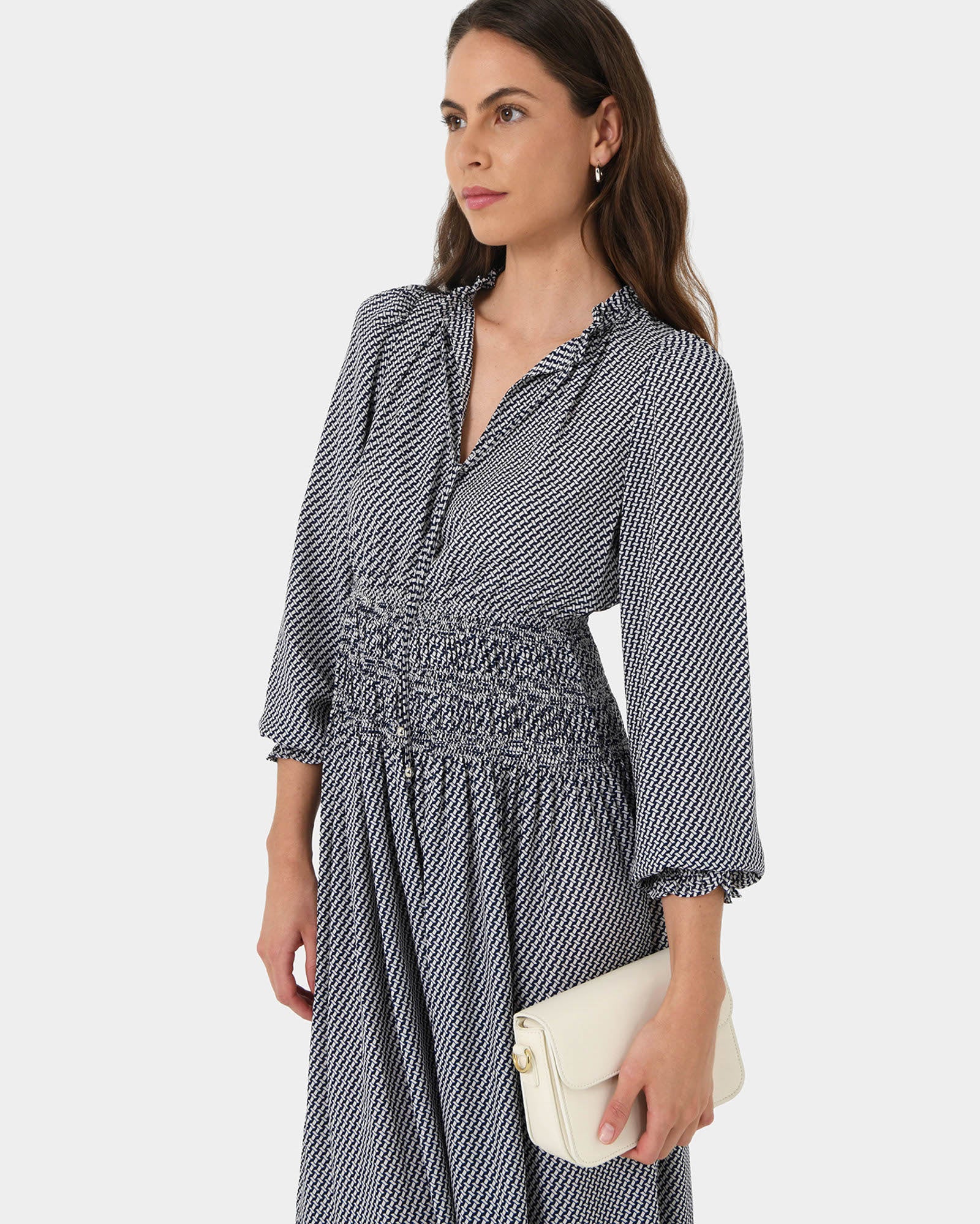 Zahra Geo Print Dress