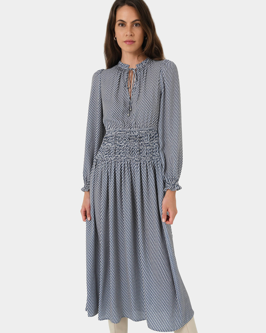 Zahra Geo Print Dress