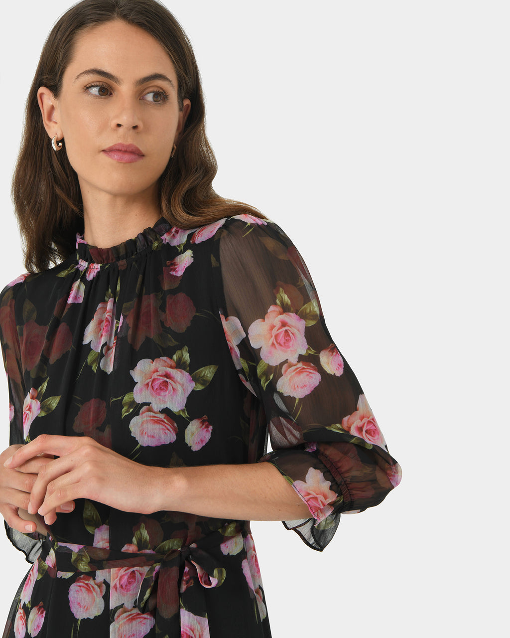 Rose Ruffle Dress