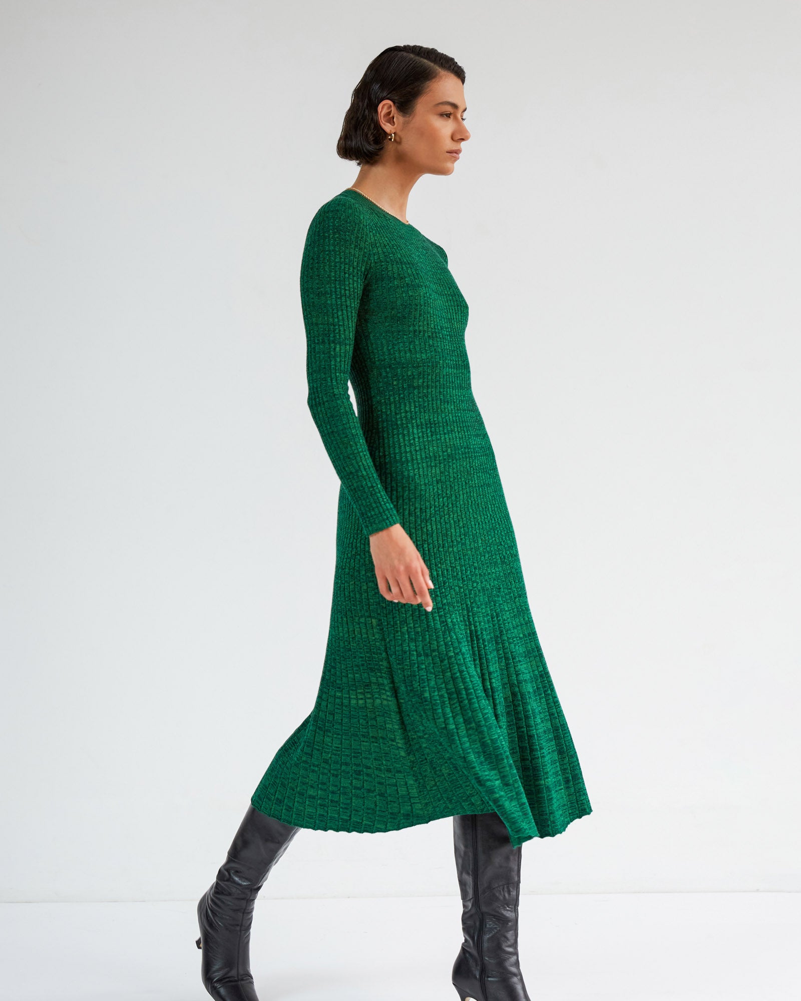 Calliope A-Line Knit Dress