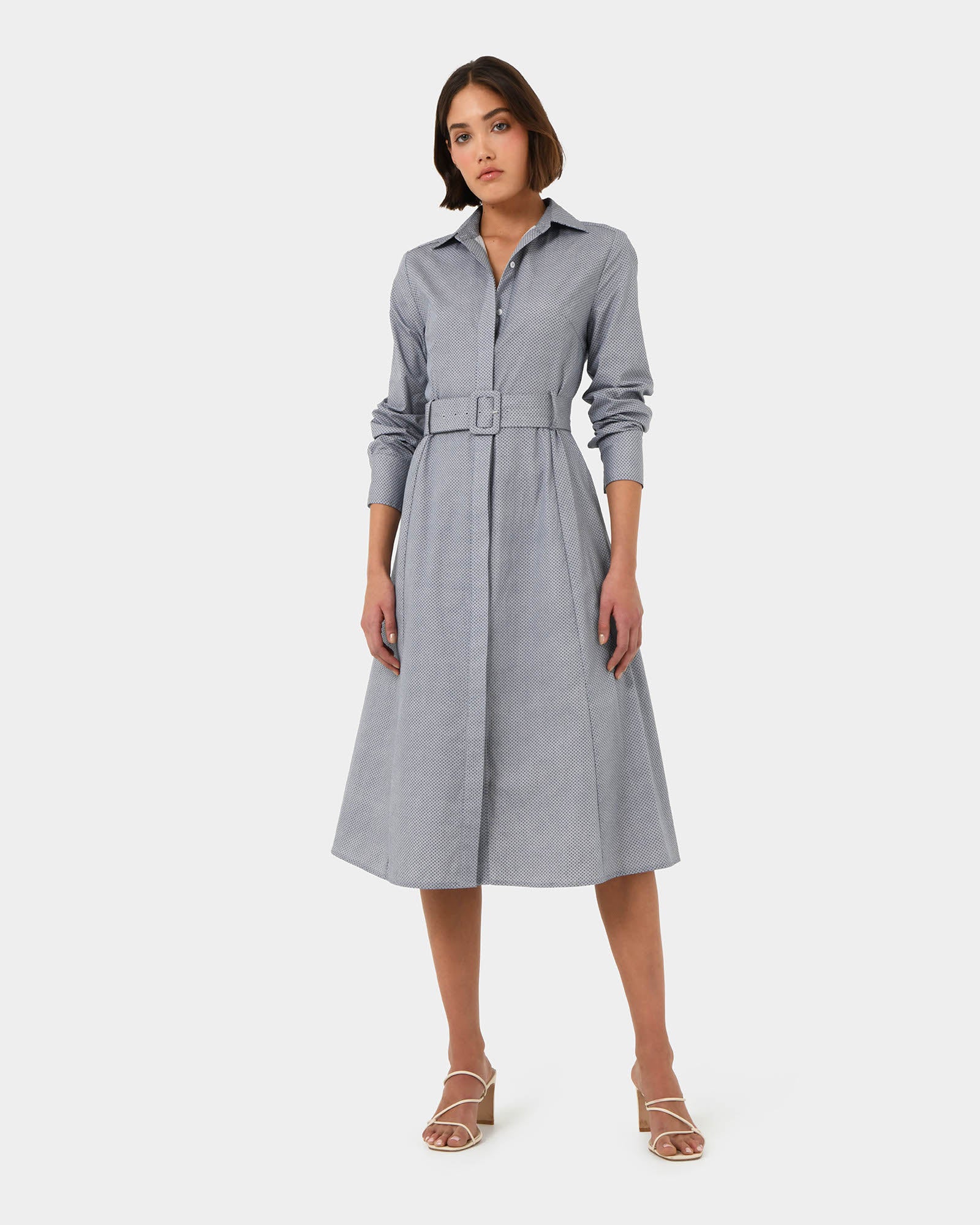 Porto Printed Shirt Dress