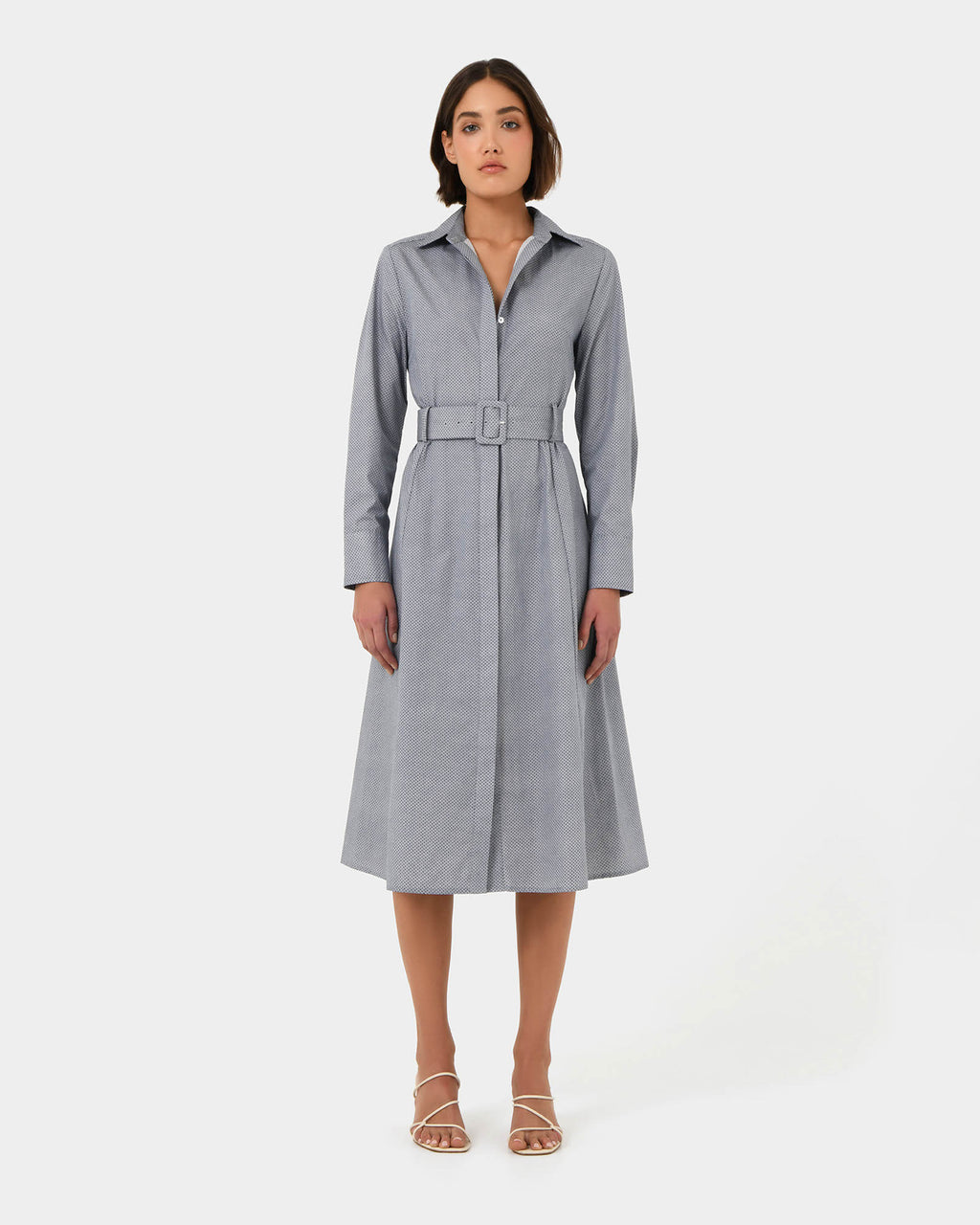 Porto Printed Shirt Dress