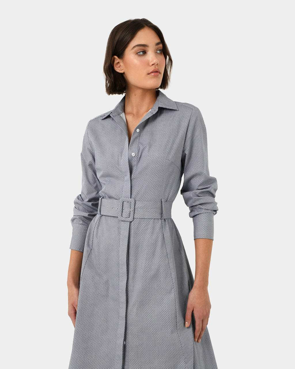 Porto Printed Shirt Dress