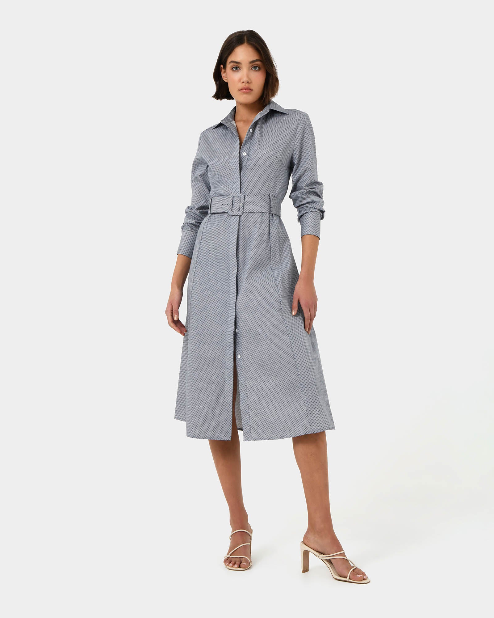 Porto Printed Shirt Dress