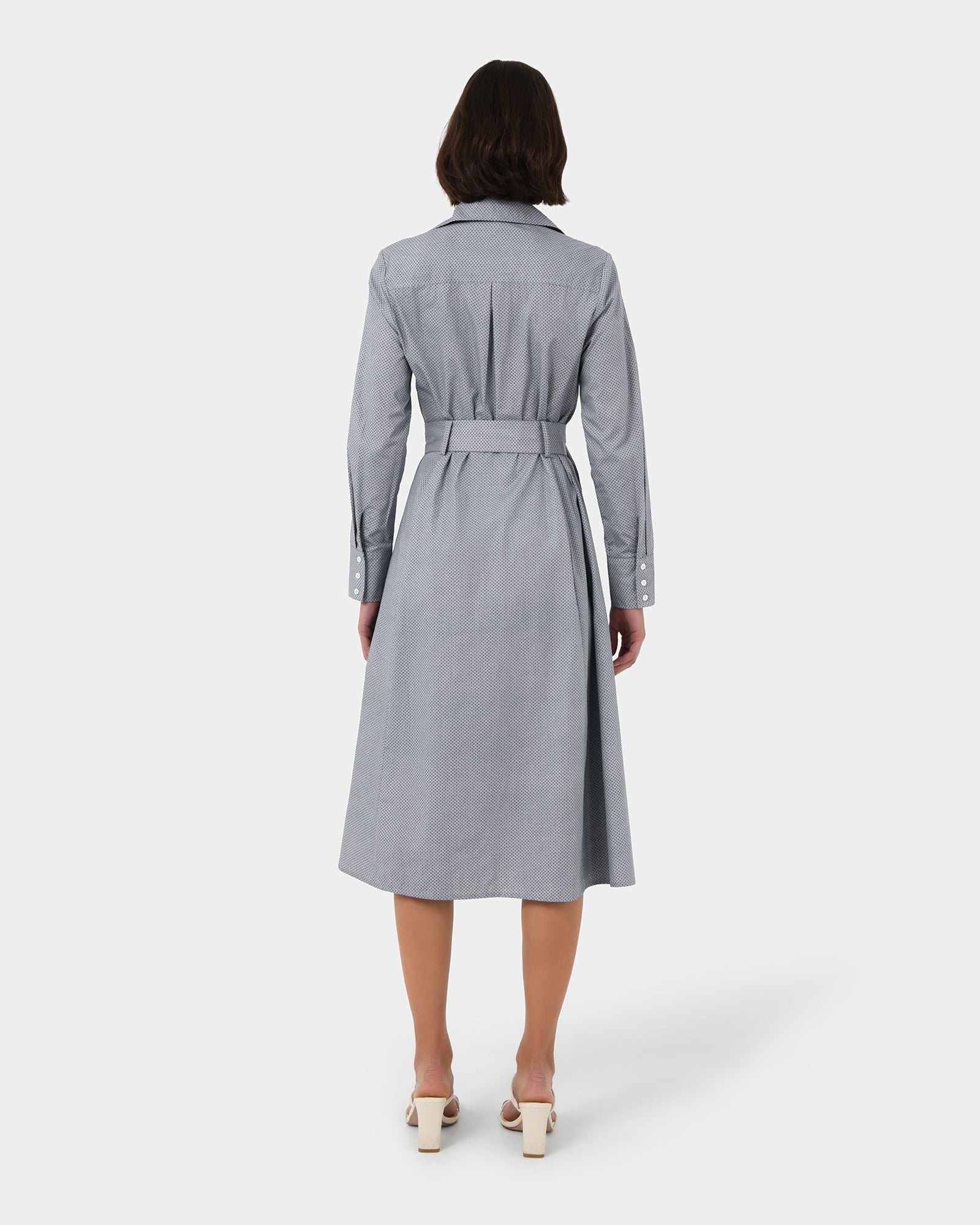 Porto Printed Shirt Dress