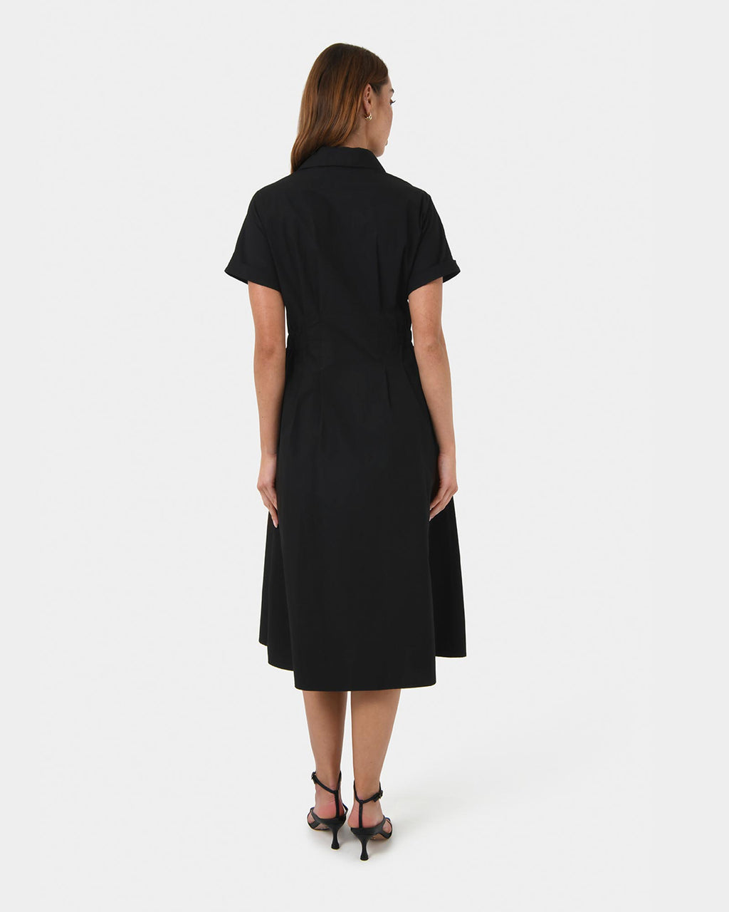 Zara Panel Midi Shirt Dress