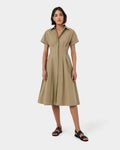 Zara Panel Midi Shirt Dress