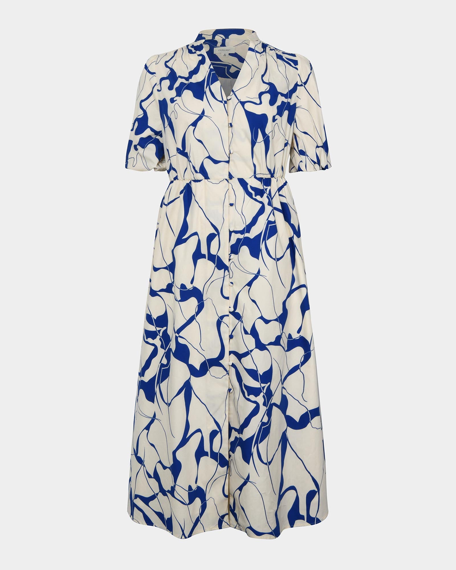 Jayleen Puff Sleeve Tie Dress