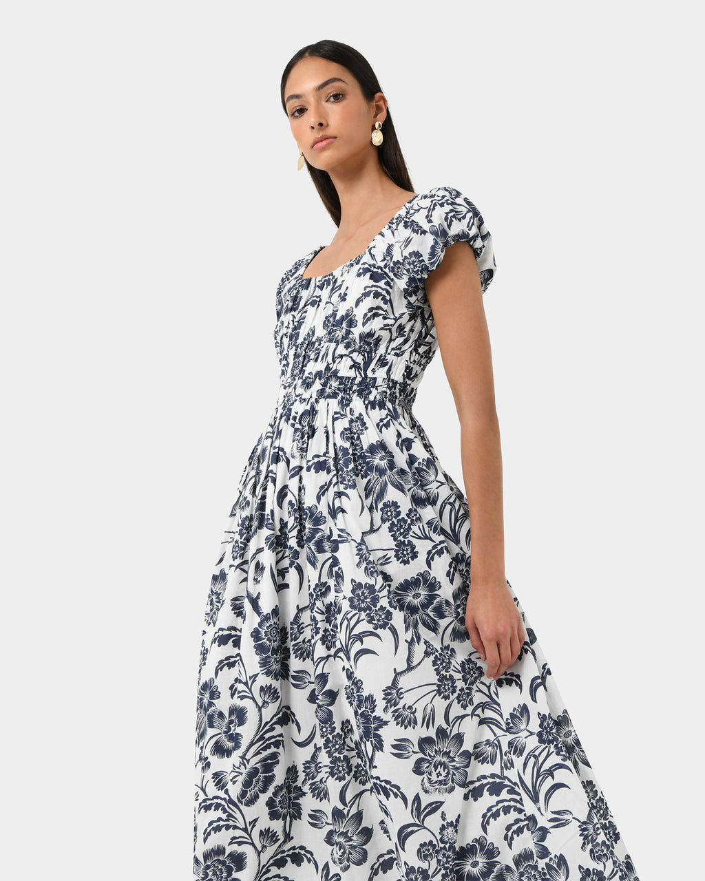 Pearl Floral Cotton Dress