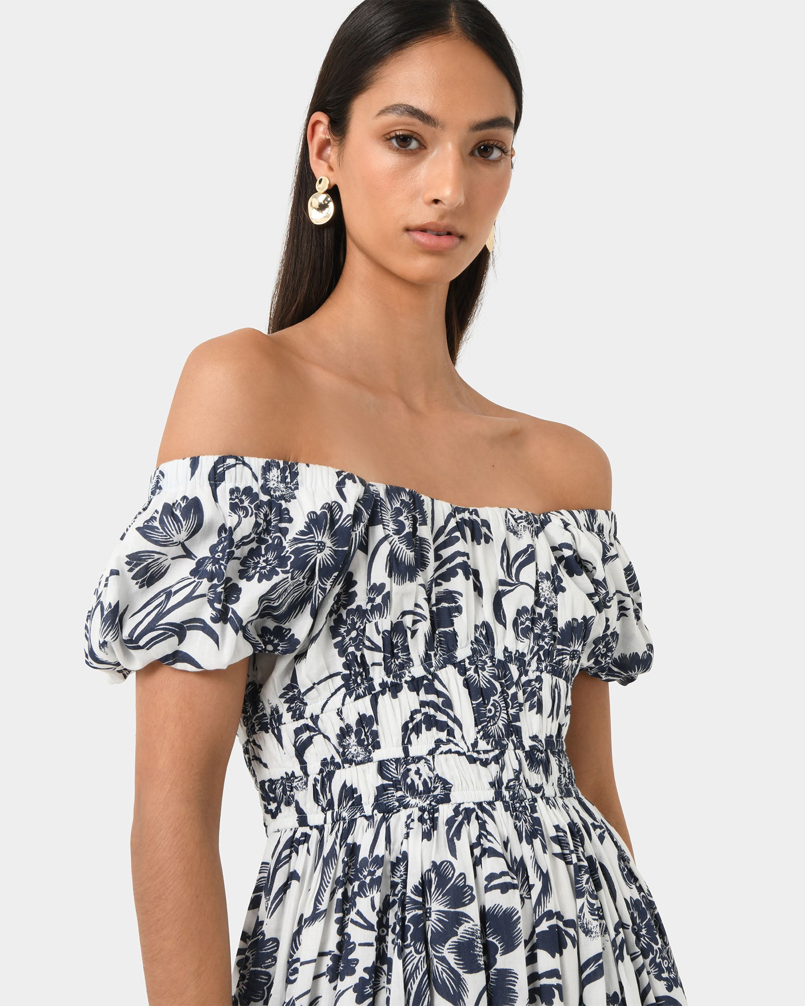 Pearl Floral Cotton Dress
