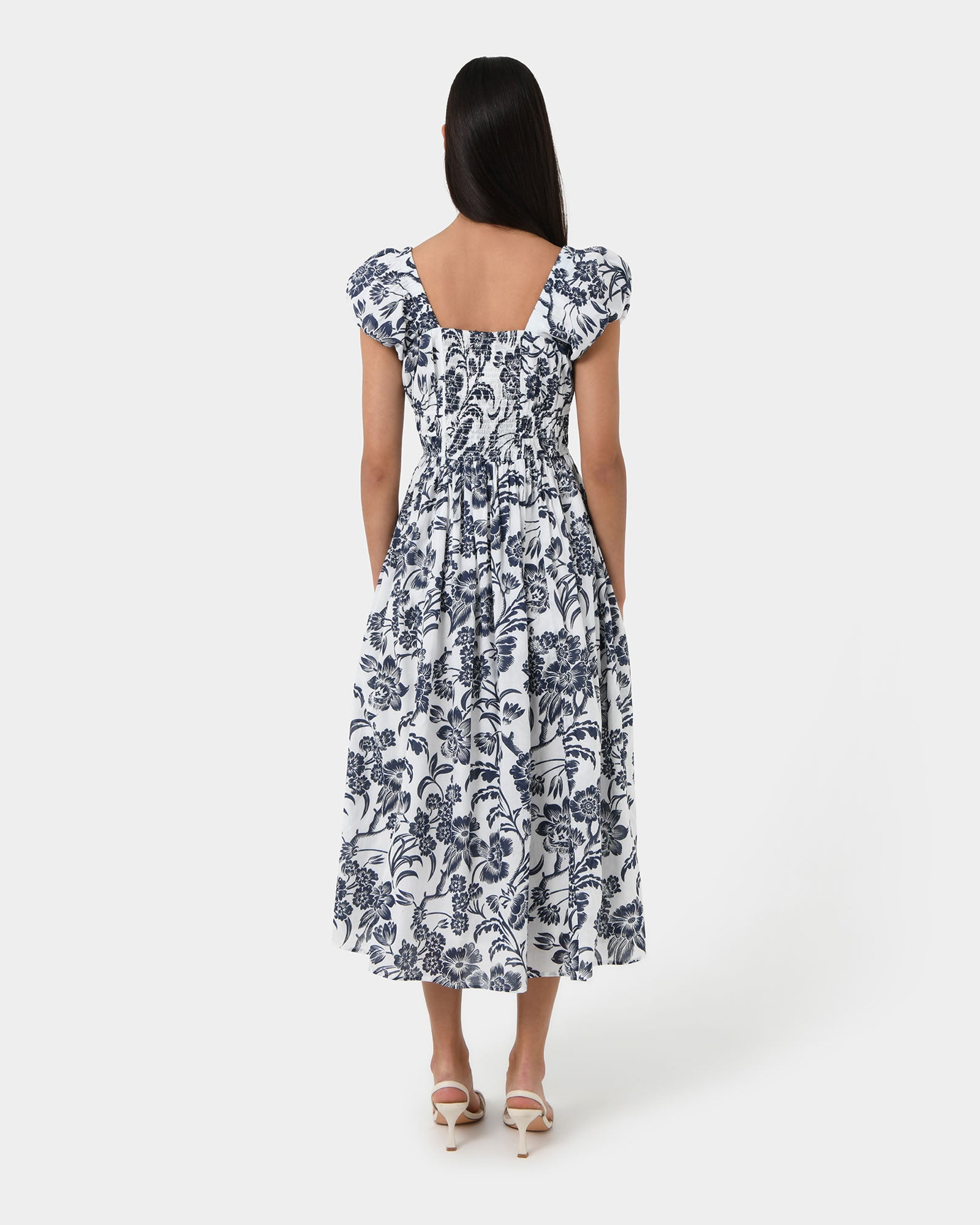 Pearl Floral Cotton Dress