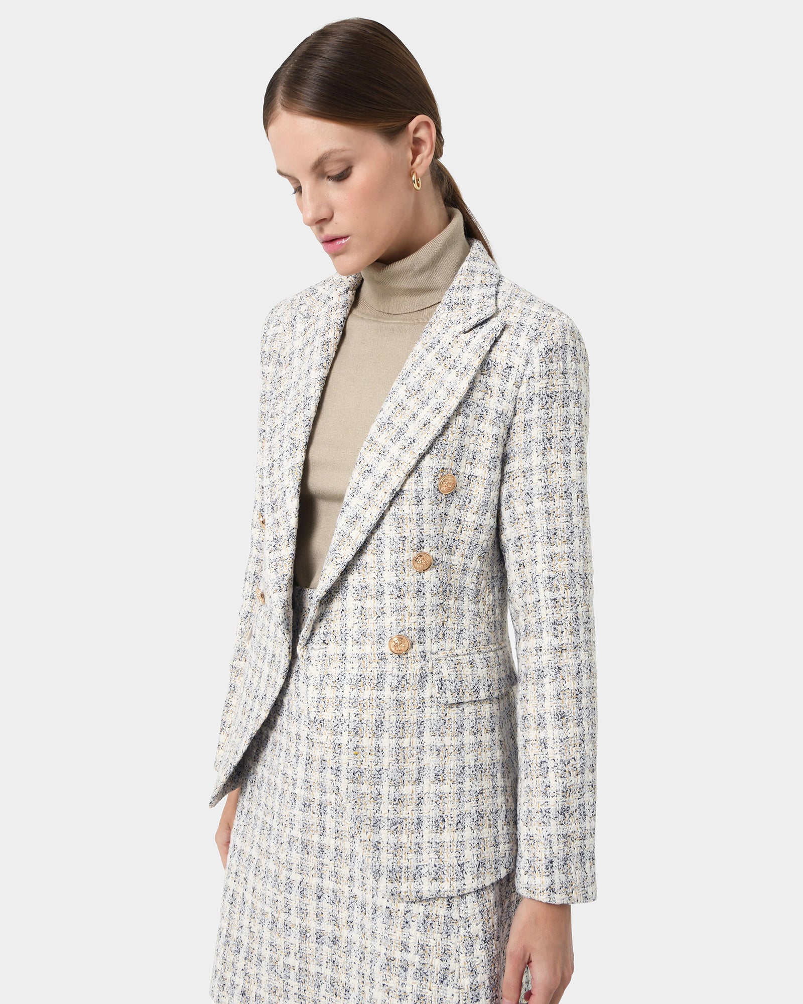 Amal Tweed Blazer